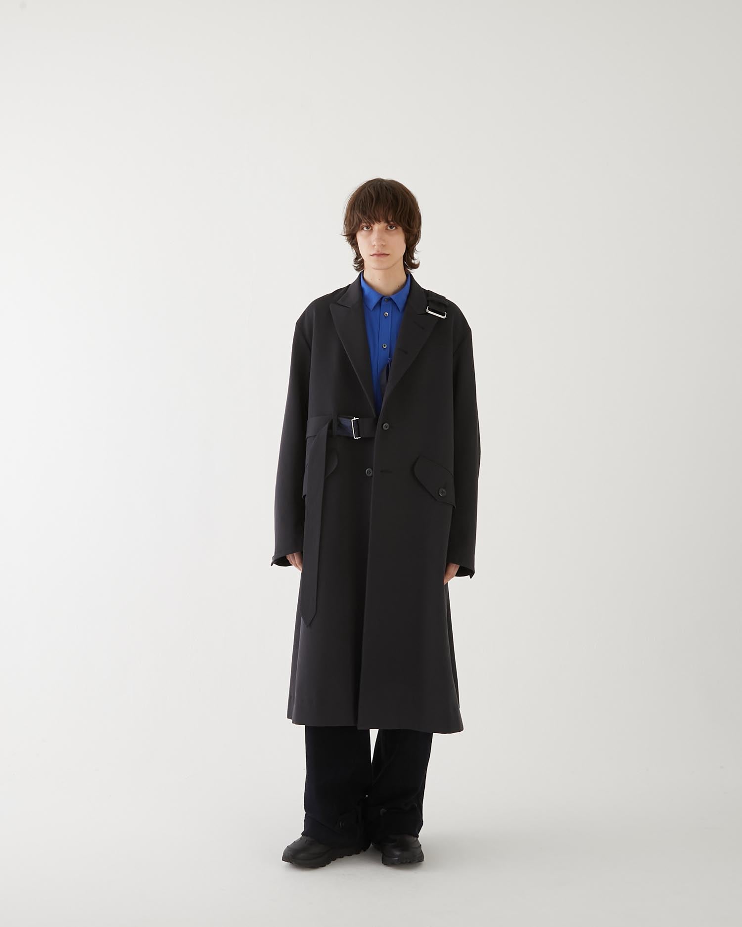 COLD WEATHER CHESTER FIELD COAT BLACK