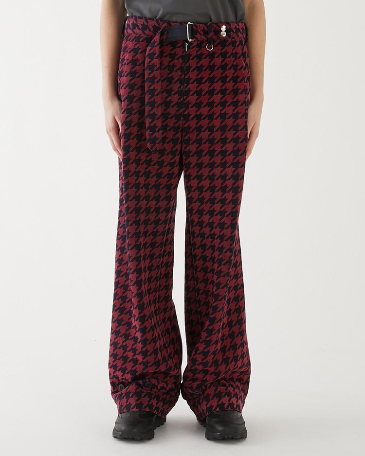 HOUNDSTOOTH MECHANIC PANTS NAVY