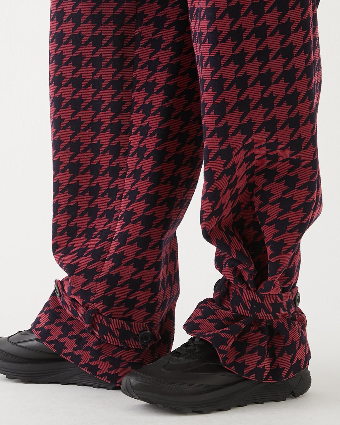 HOUNDSTOOTH MECHANIC PANTS NAVY