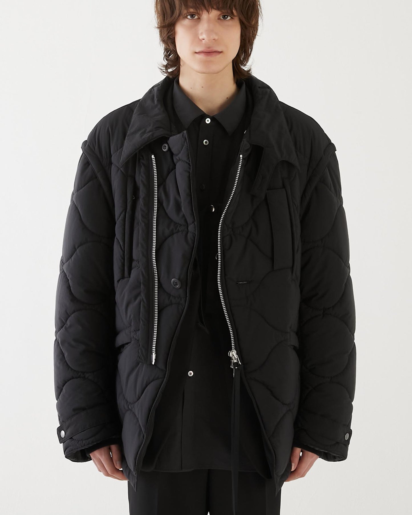 QUILTING DEACON JACKET BLACK