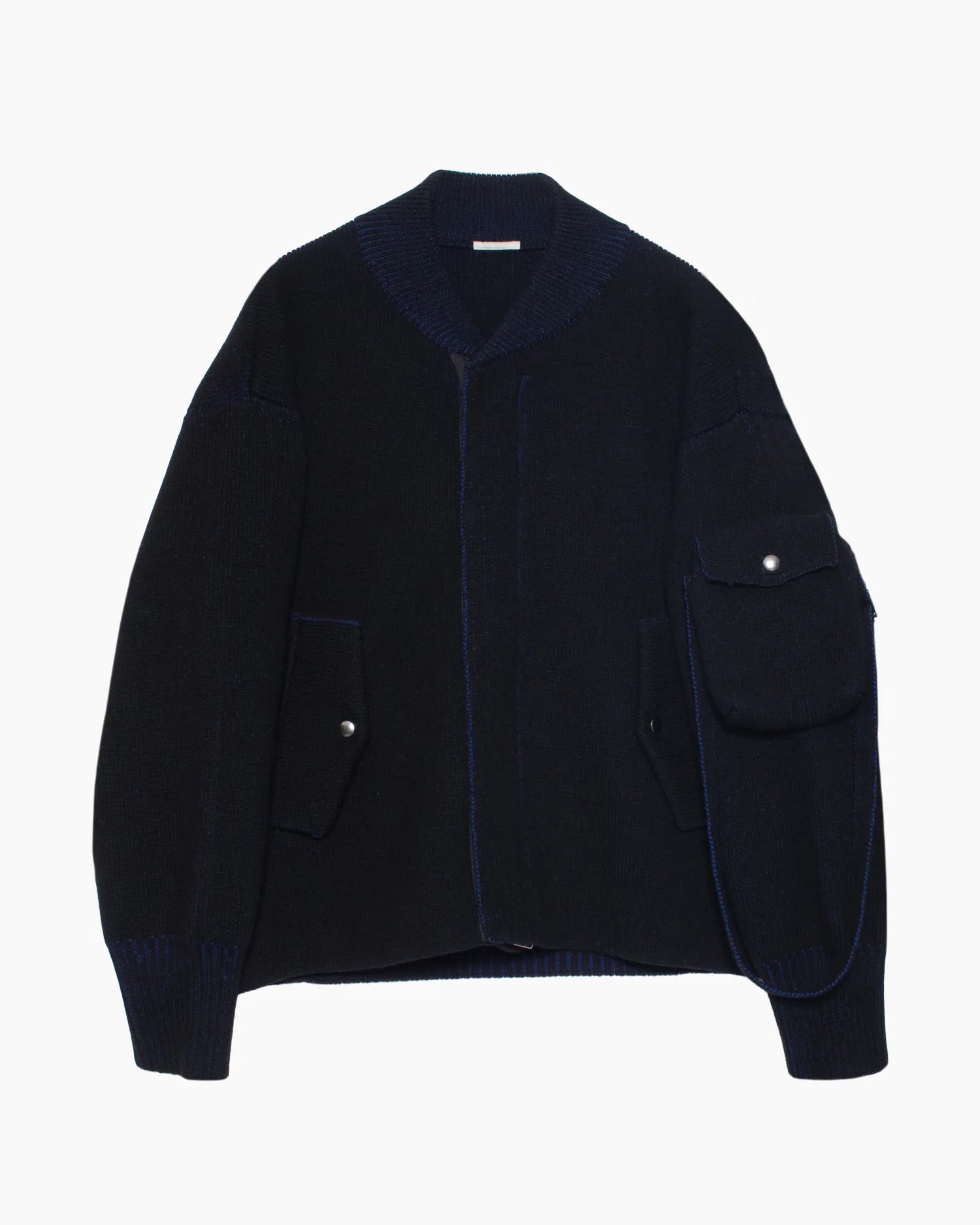 A1 KNIT DECK JACKET BLACK