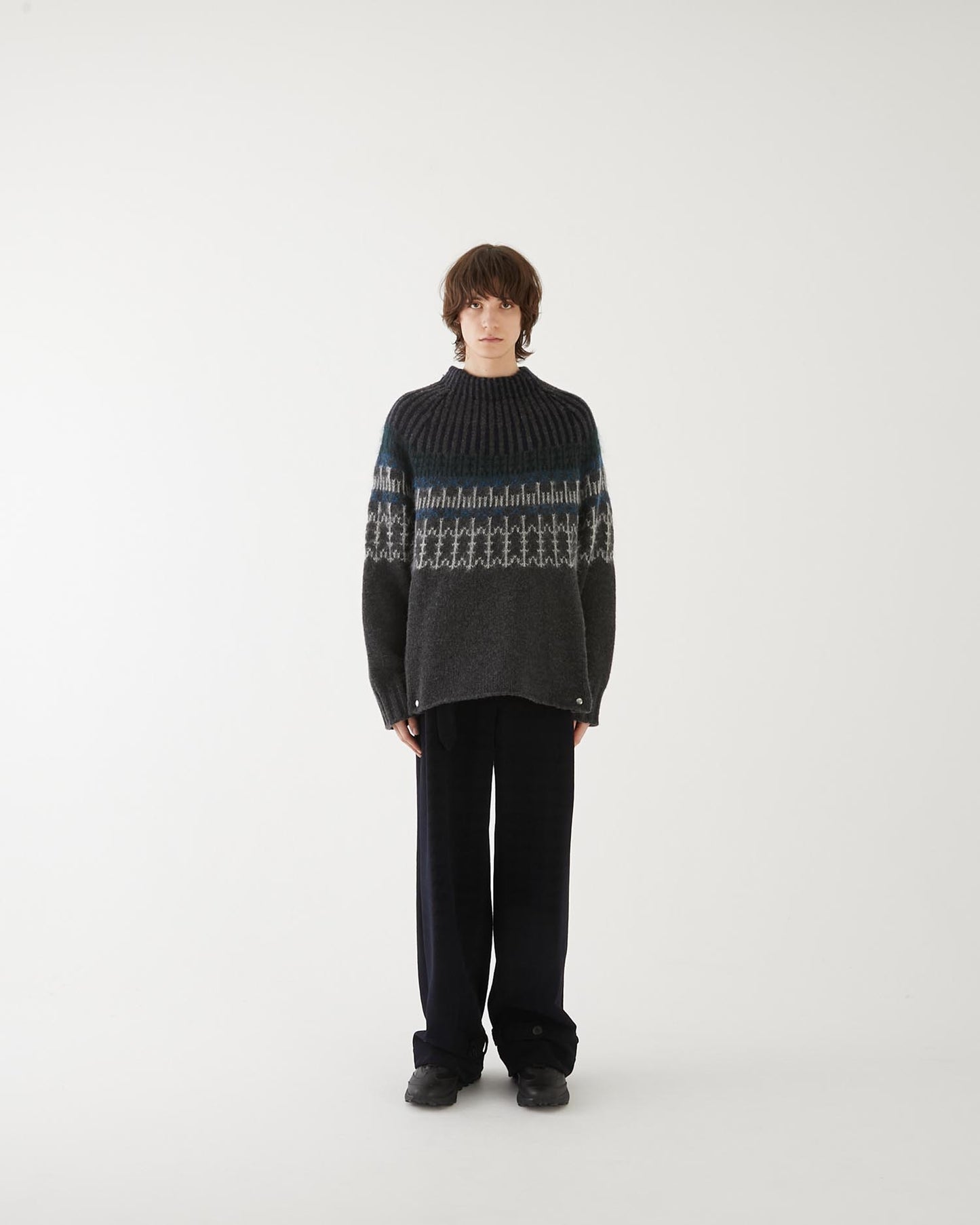 MORRISON NORDIC KNIT GREY