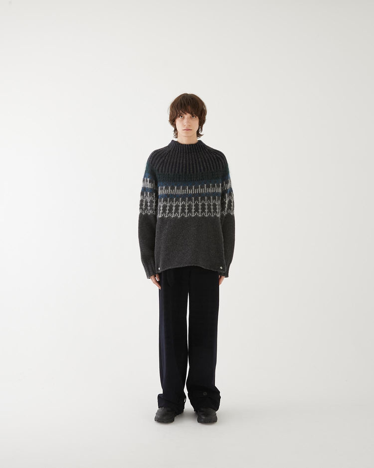 MORRISON NORDIC KNIT GREY