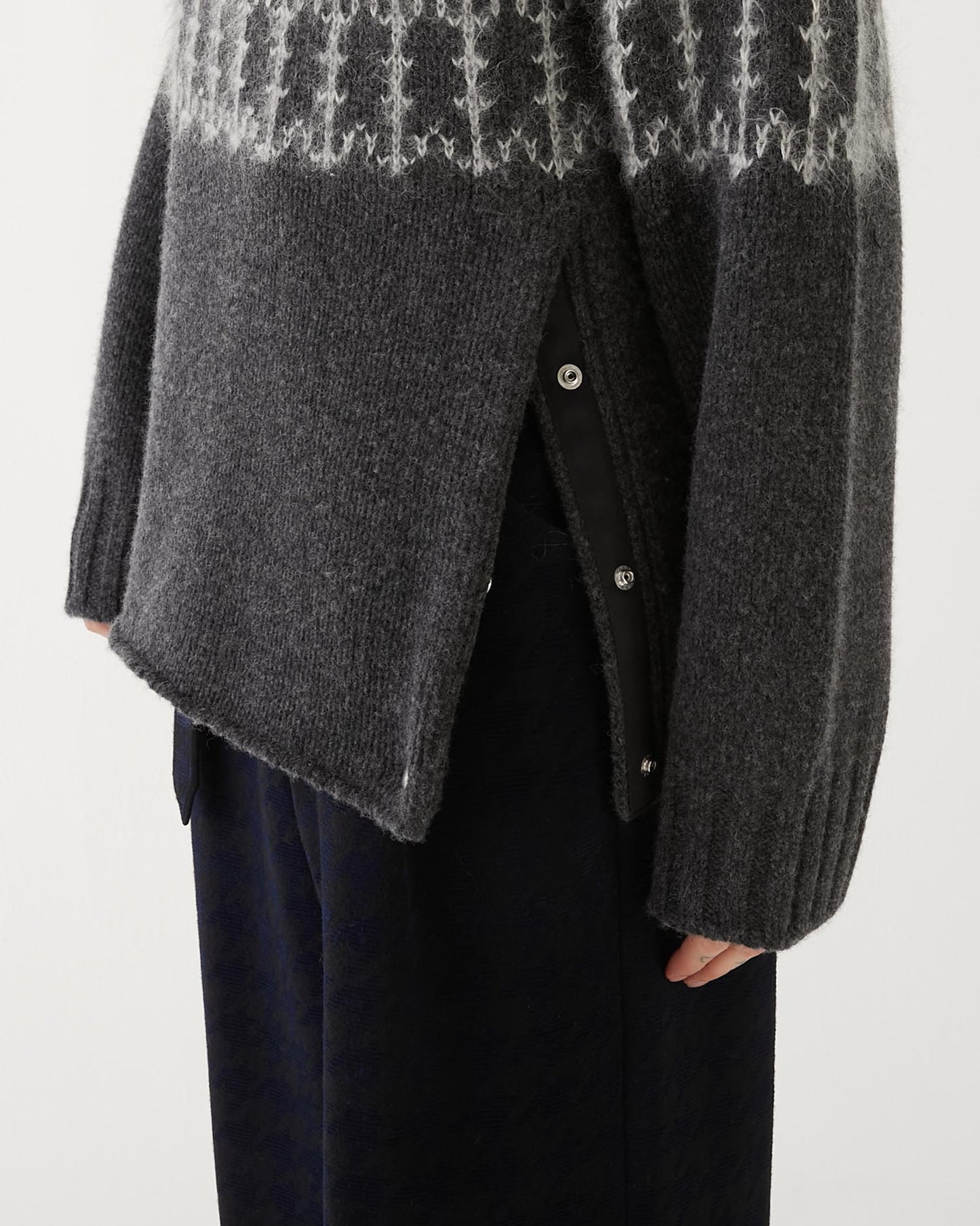 MORRISON NORDIC KNIT GREY