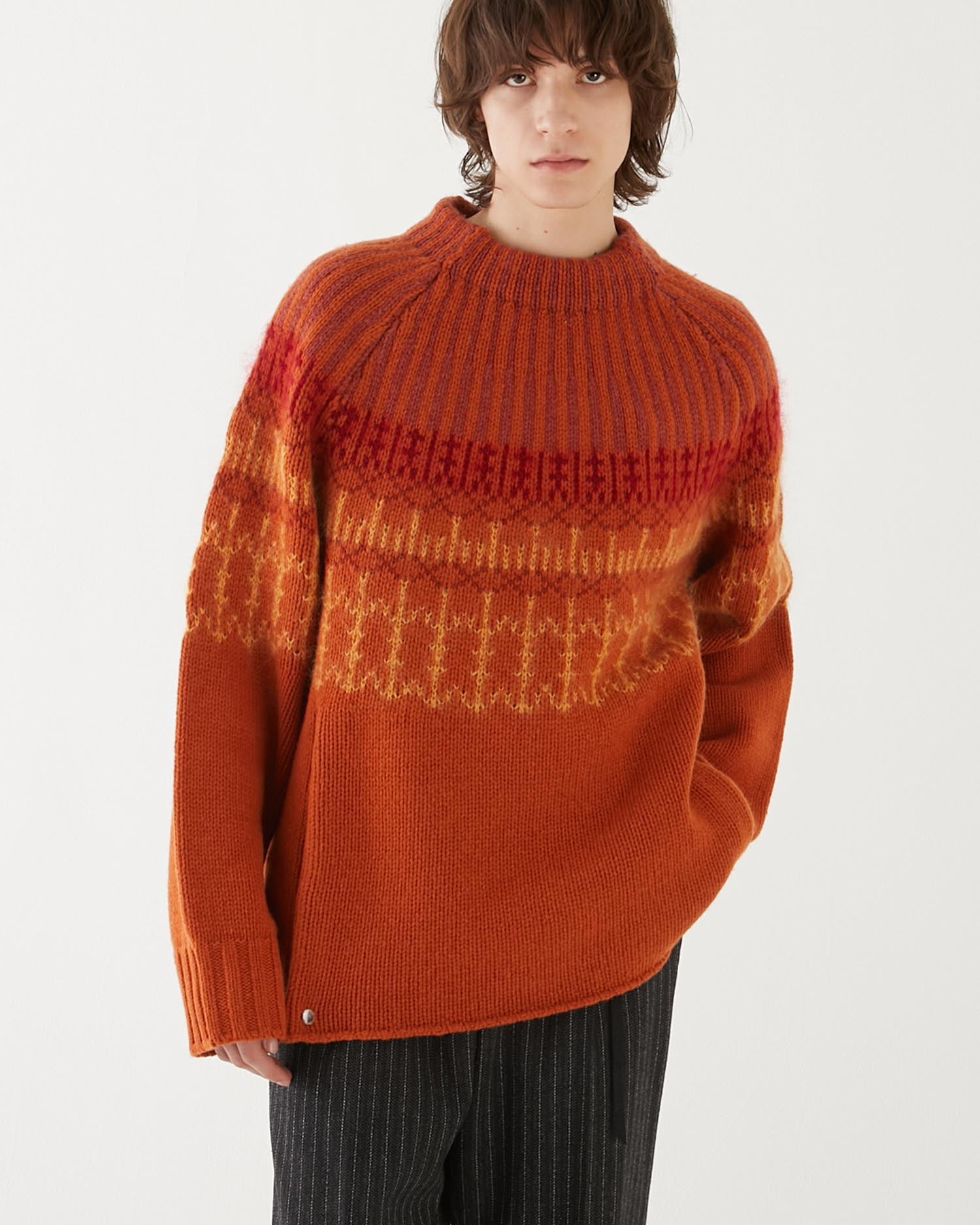 MORRISON NORDIC KNIT ORANGE