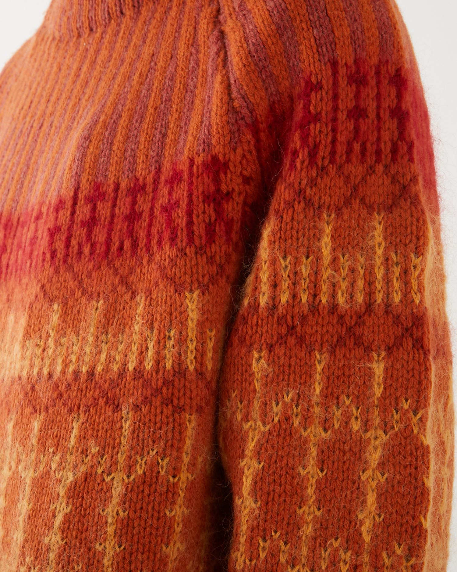 MORRISON NORDIC KNIT ORANGE