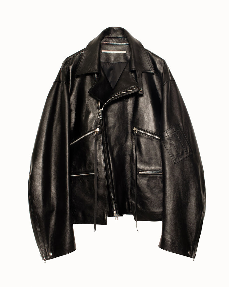 LEATHER MK3 JACKET BLACK