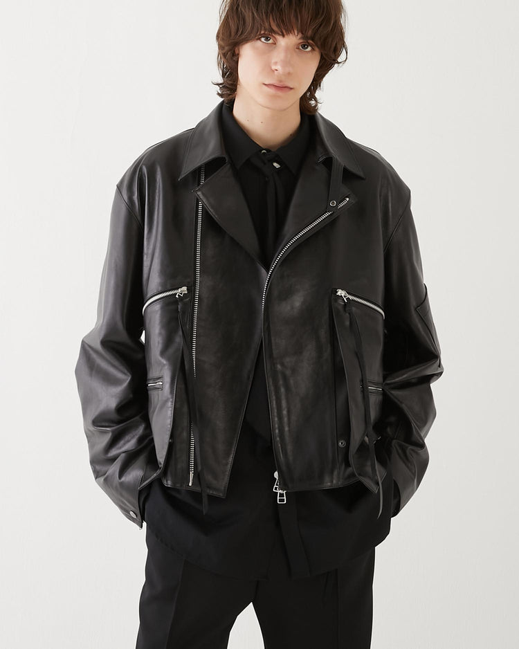 LEATHER MK3 JACKET BLACK