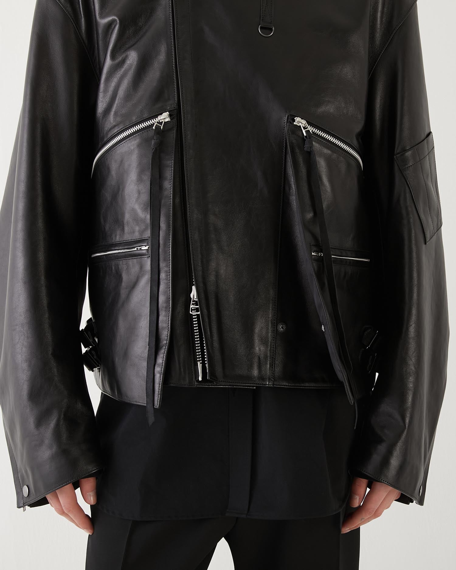 LEATHER MK3 JACKET BLACK