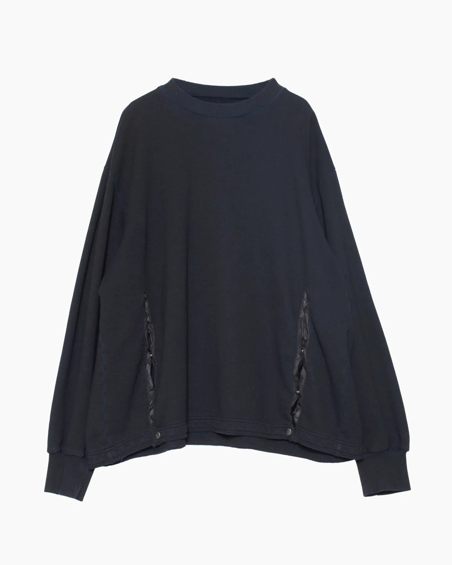 COLD DYED SWEATSHIRT BLACK