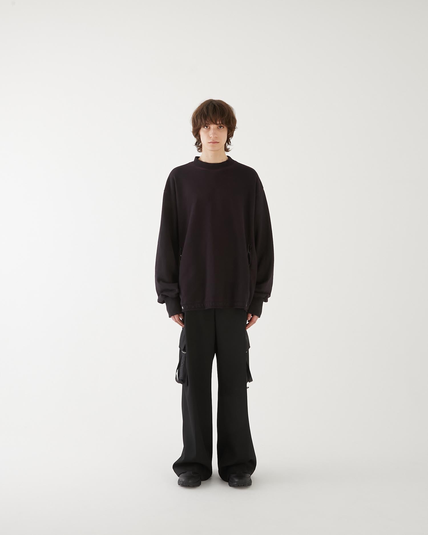 Tamme 24aw COLD DYED SWEATSHIRT NAVY タム
