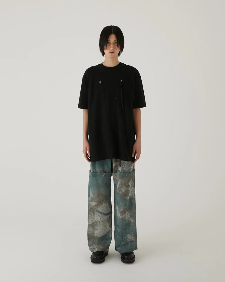 VOILE CAMOUFLAGE SEPARATE  PANTS KHAKI