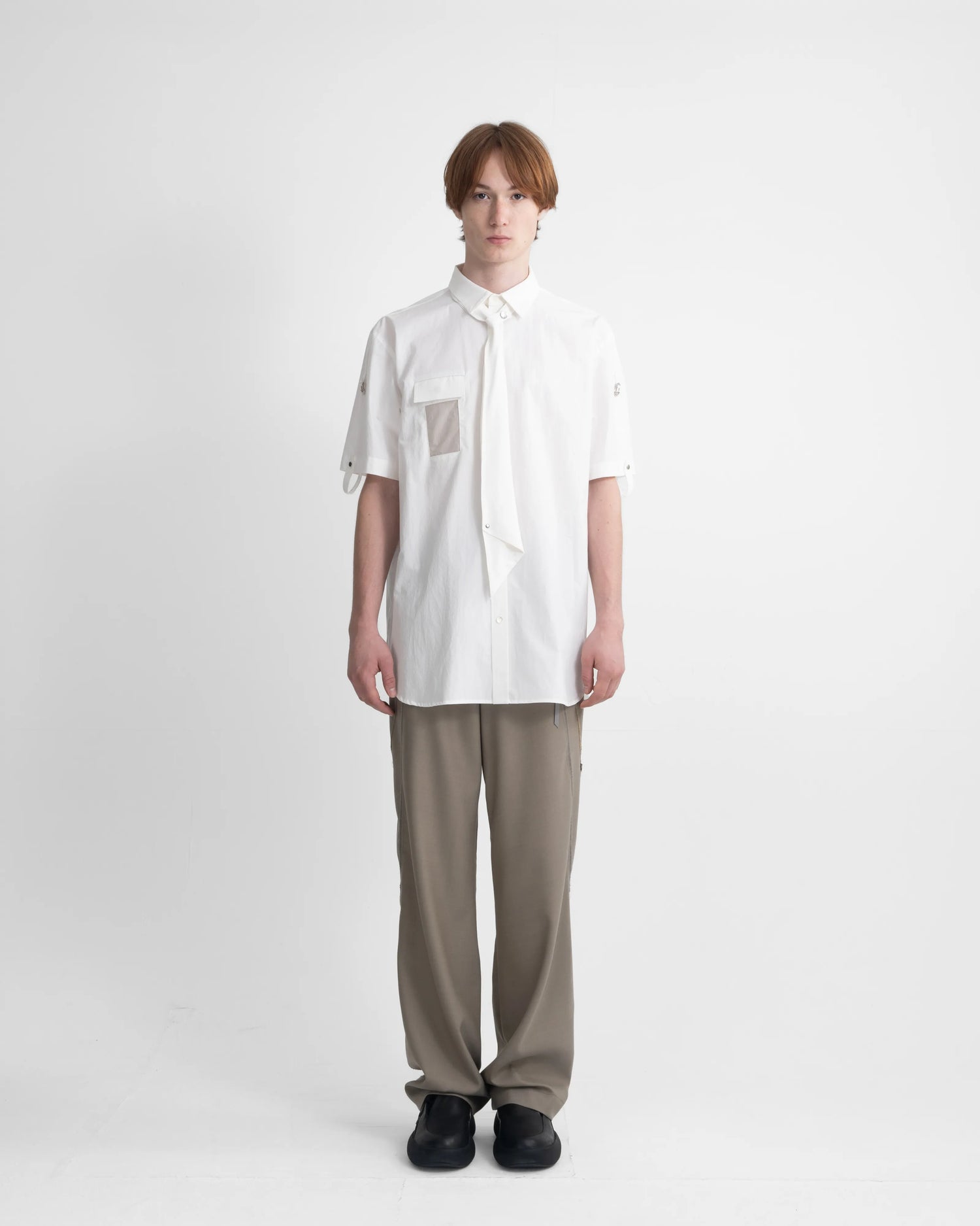 S/S PASS HOLDER SHIRT WHITE