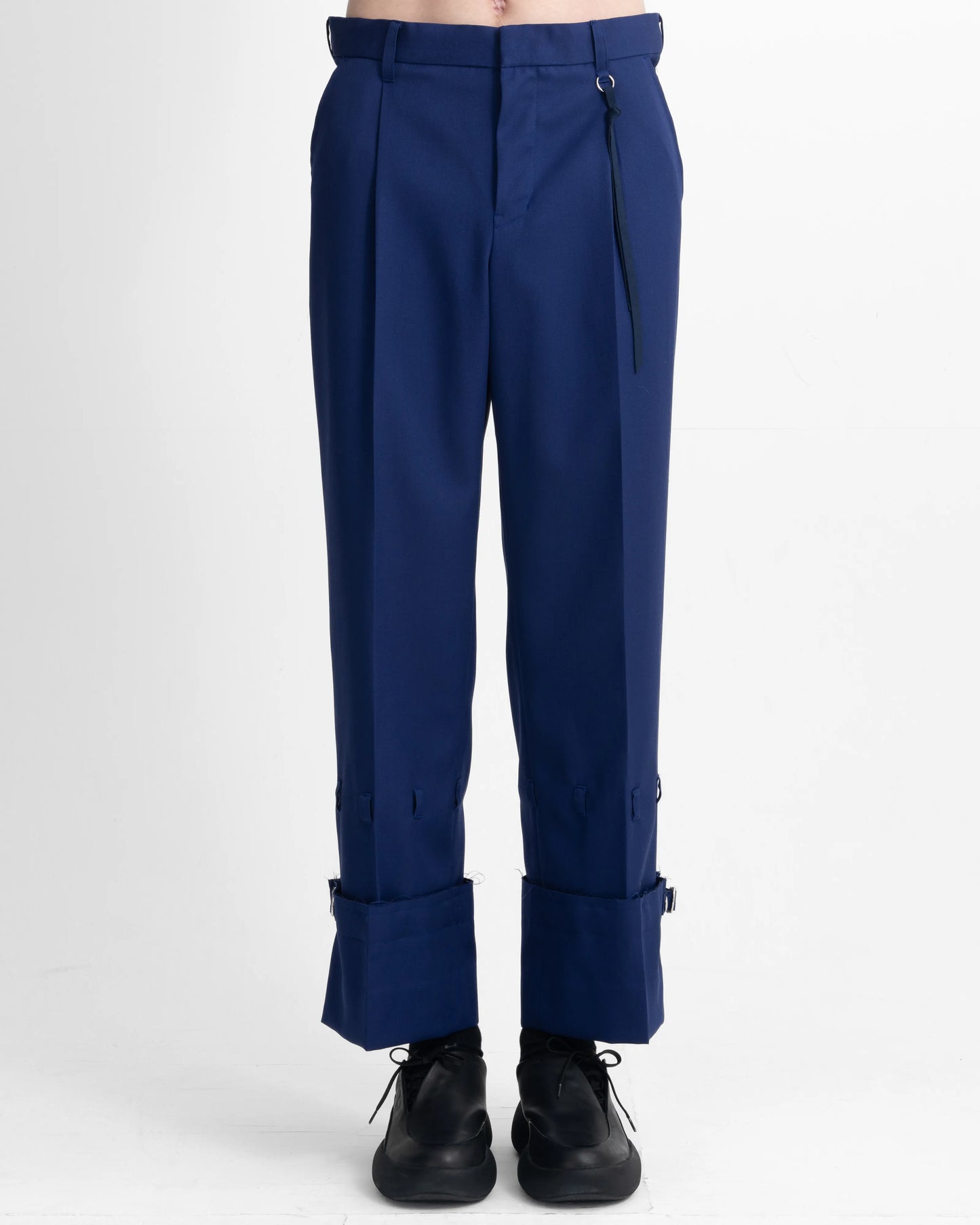 SEP. CROPPED SLACKS NAVY