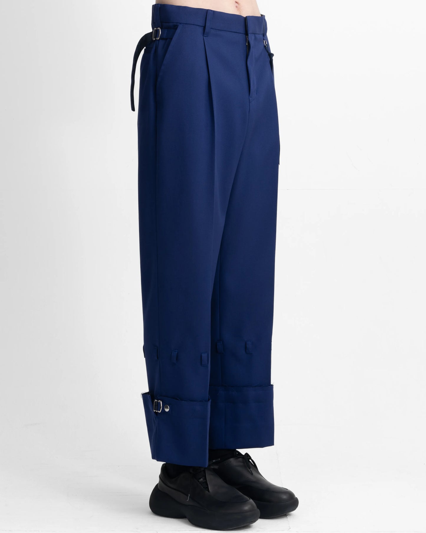 SEP. CROPPED SLACKS NAVY