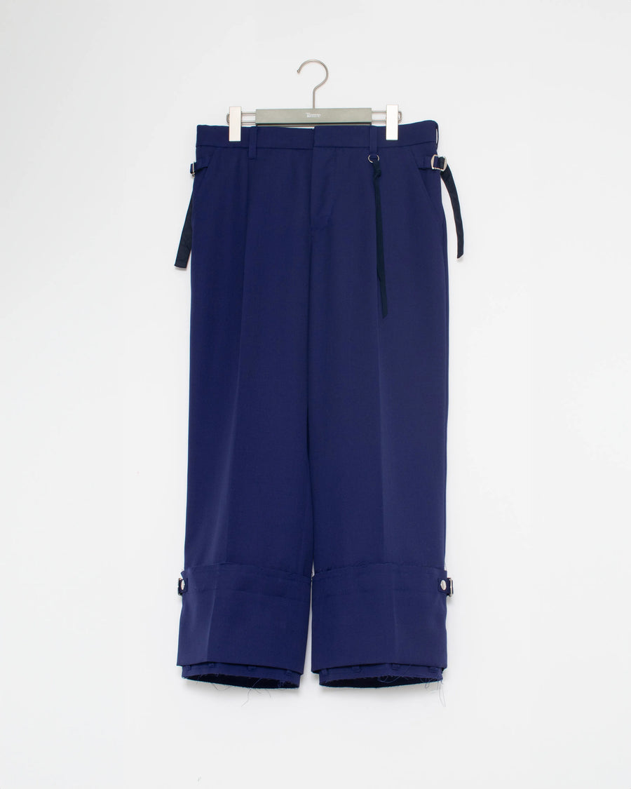 SEP. CROPPED SLACKS NAVY