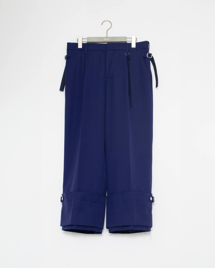 SEP. CROPPED SLACKS NAVY