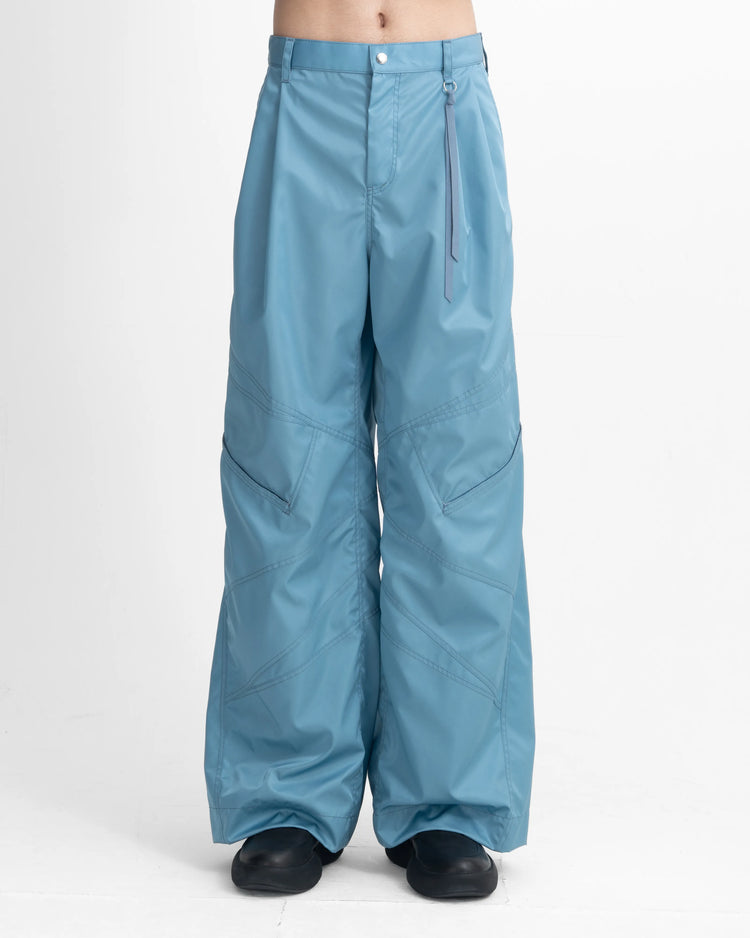 NYLON TRACK PANTS SKY BLUE