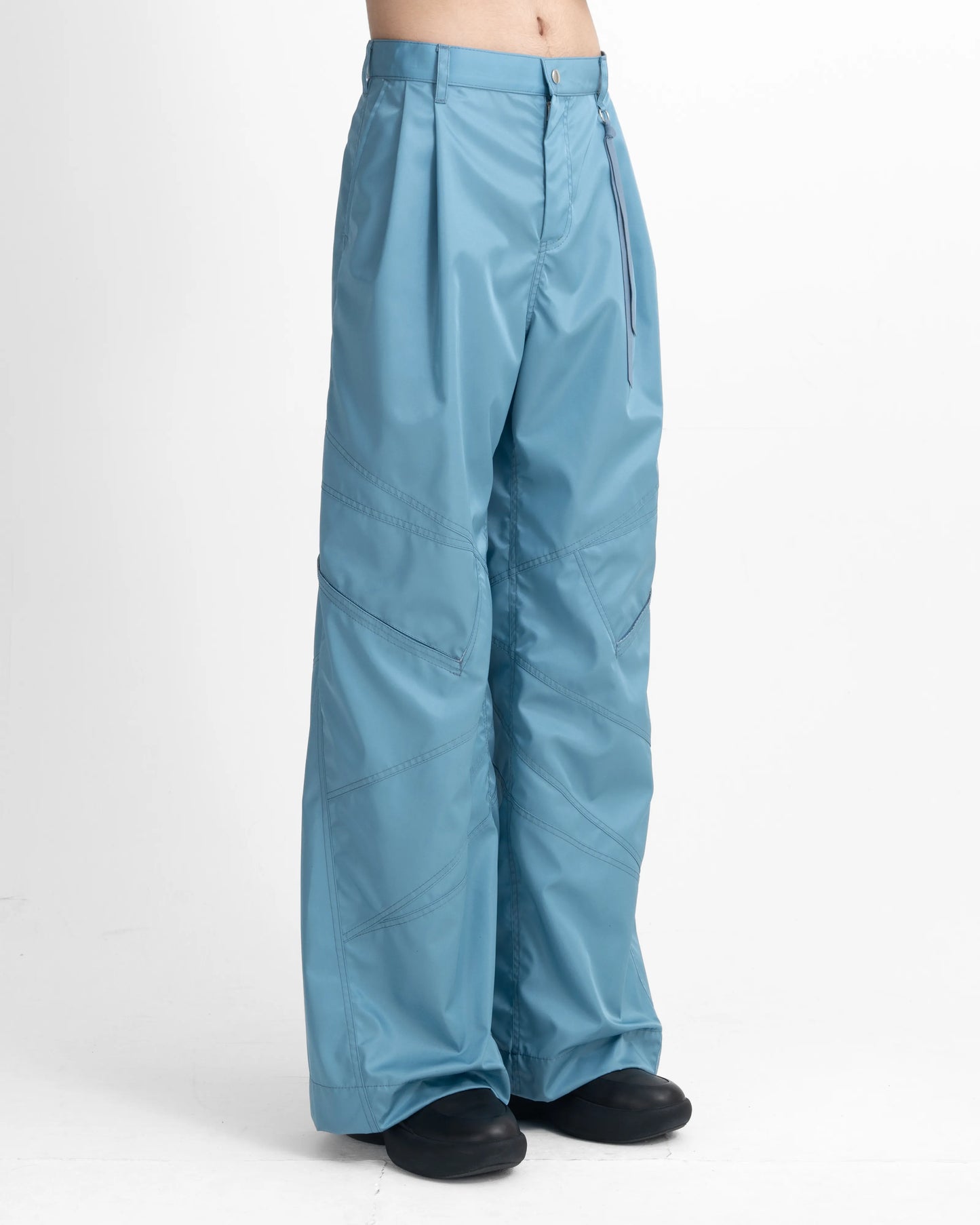 NYLON TRACK PANTS SKY BLUE