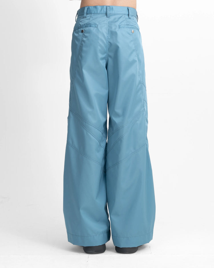 NYLON TRACK PANTS SKY BLUE