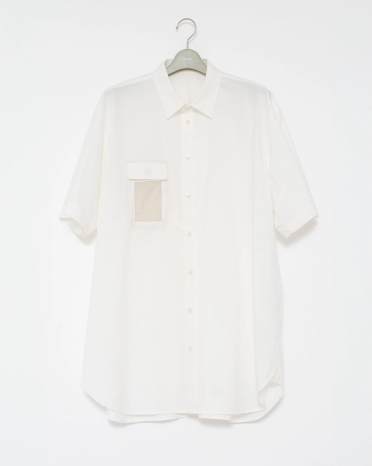 S/S PASS HOLDER SHIRT WHITE
