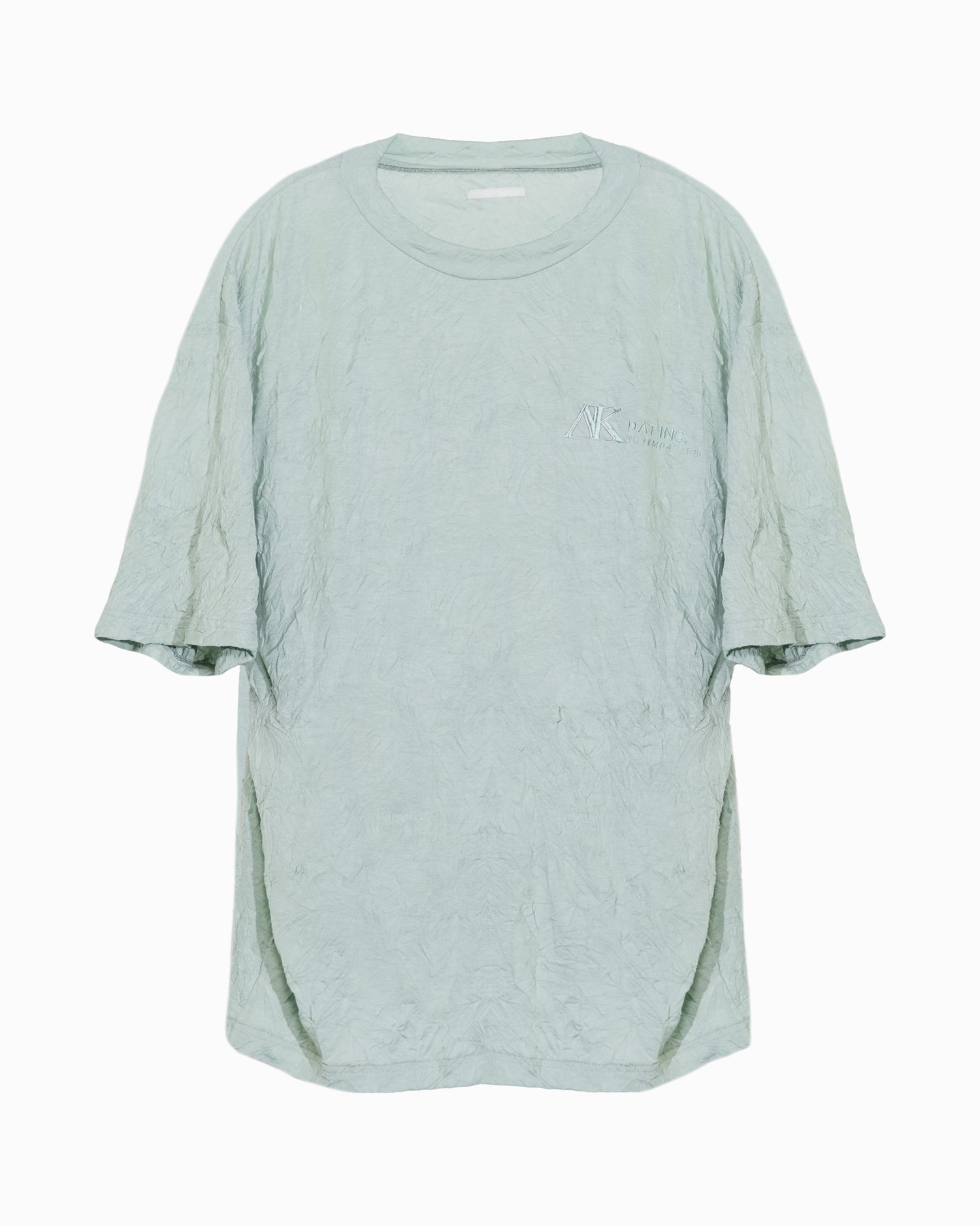 EMBROIDERY T-SHIRT MINT GREEN
