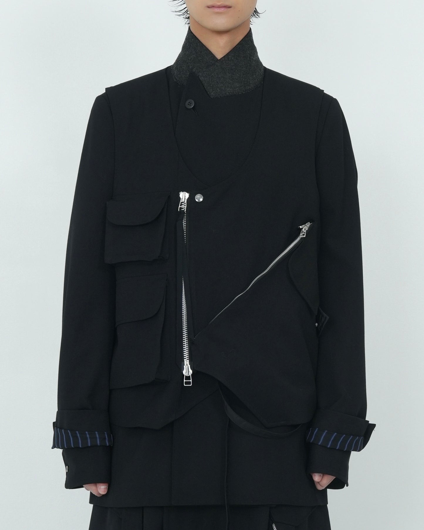 POLICE VEST BAG BLACK
