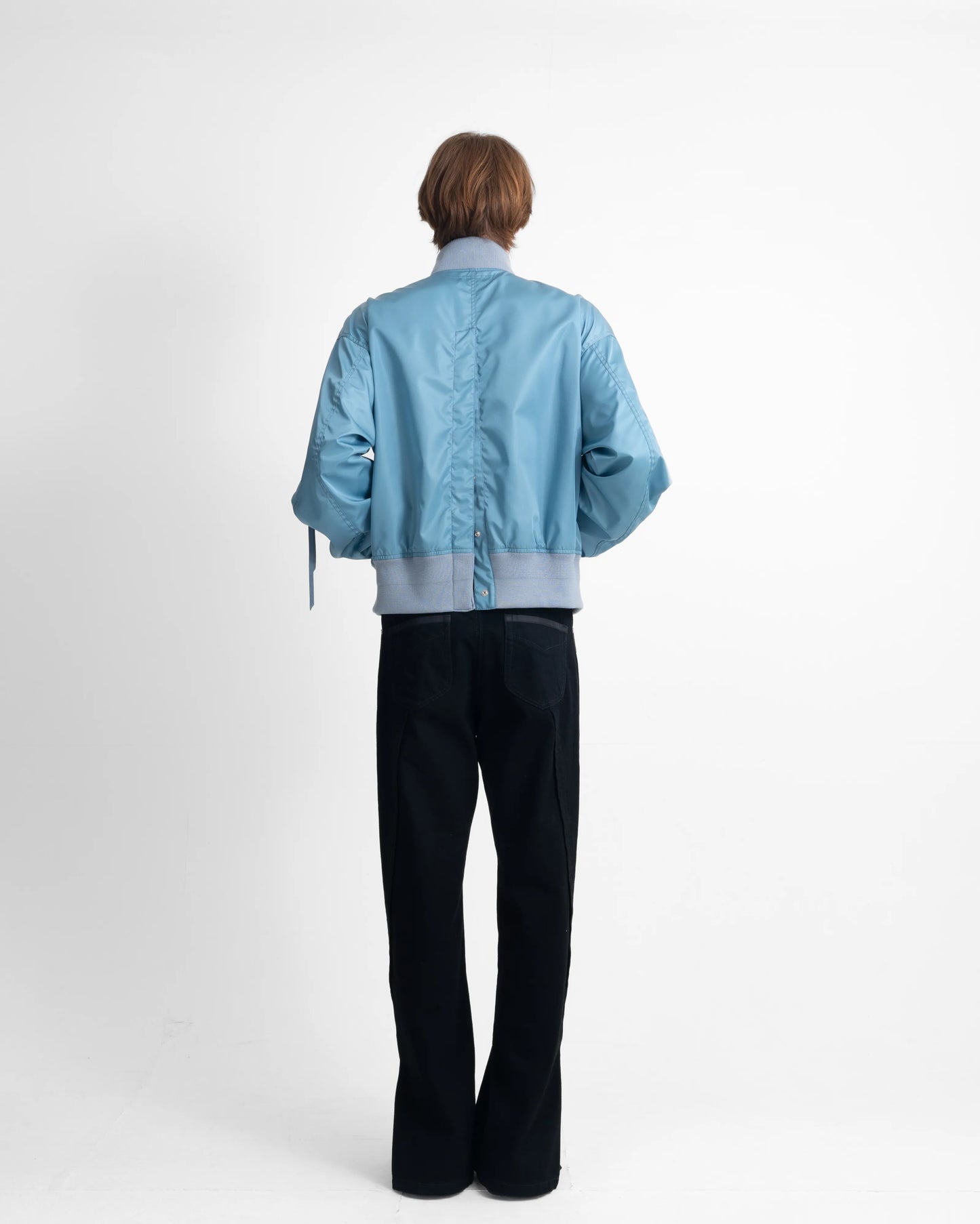 PEAKED LAPEL MA1 SKY BLUE