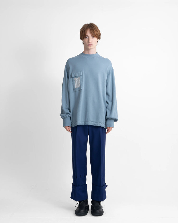 PASS HOLDER SWEATSHIRT PO SKY BLUE