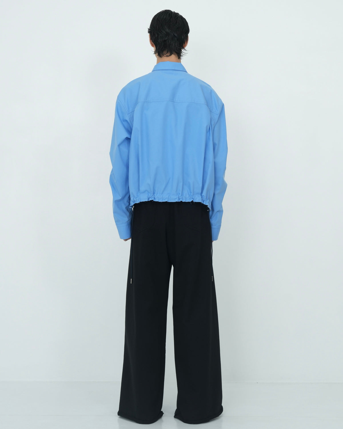 M65 CROPPED SHIRT V BLUE