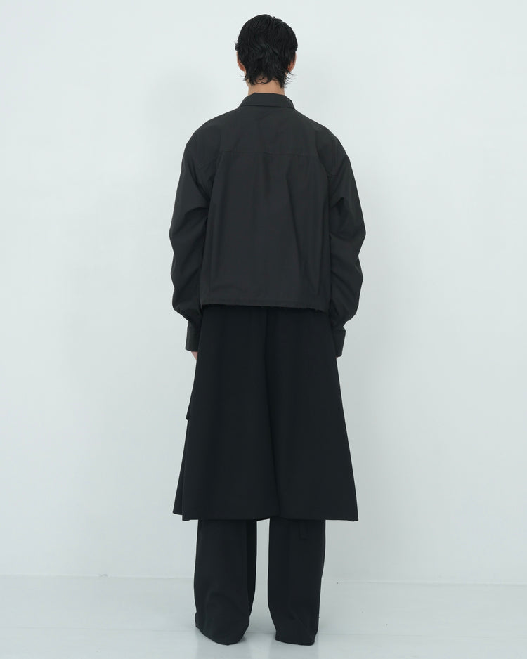 M65 CROPPED SHIRT V CHARCOAL