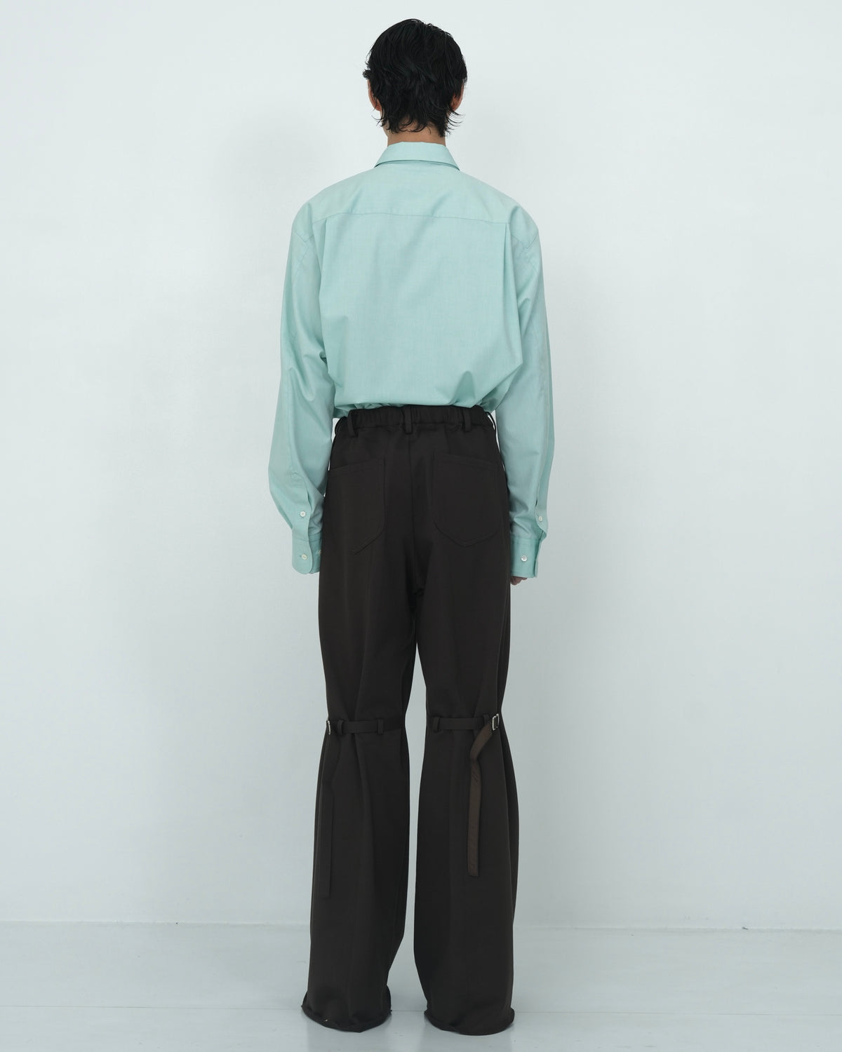 GAITER SWEAT PANTS BROWN