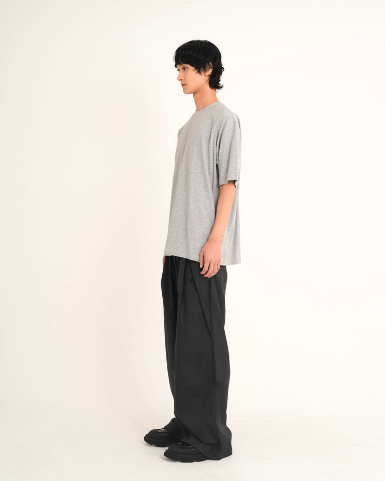 SIDE SEAM POCKET T-SHIRT GREY