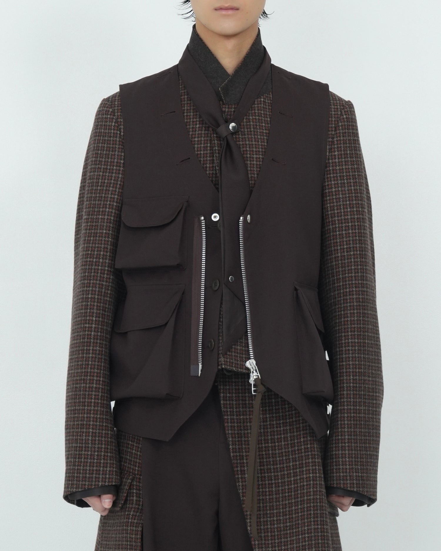 NOT-TIE "SUITING" BROWN