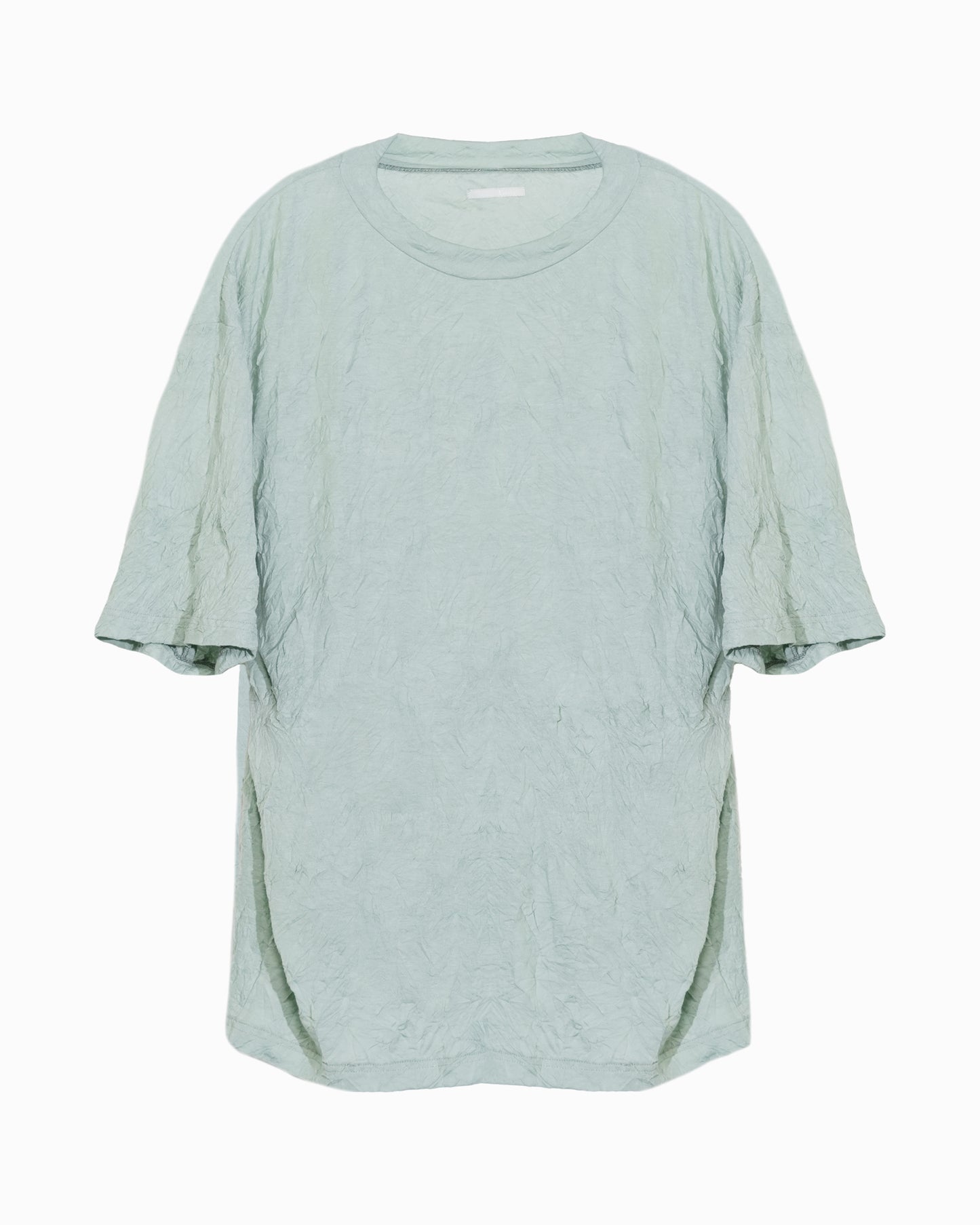 WRINKLED T-SHIRT MINT GREEN