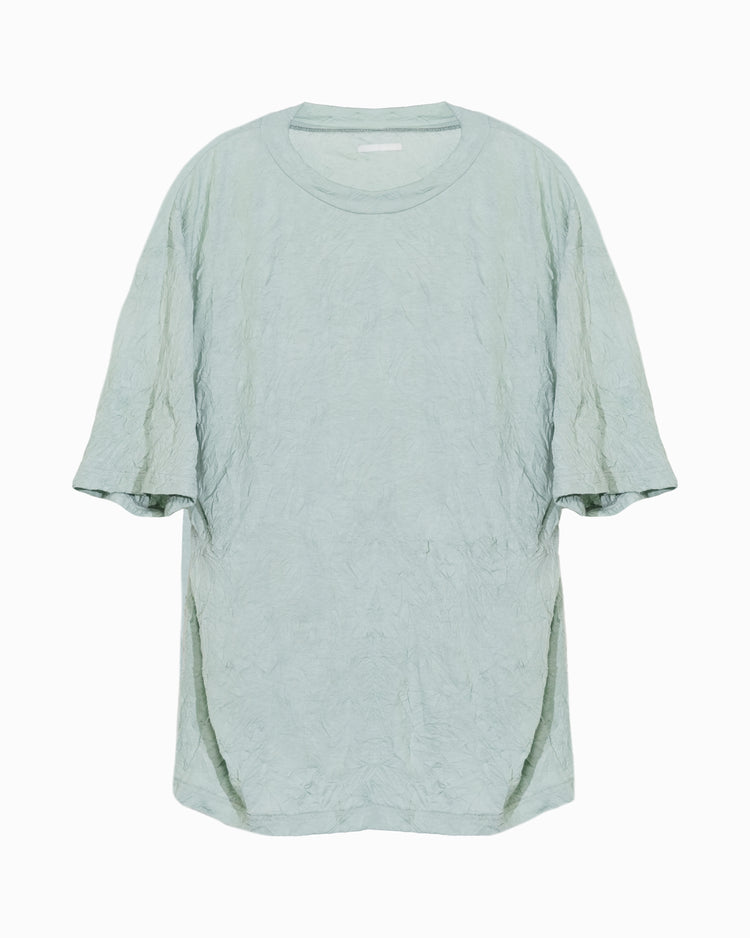 WRINKLED T-SHIRT MINT GREEN