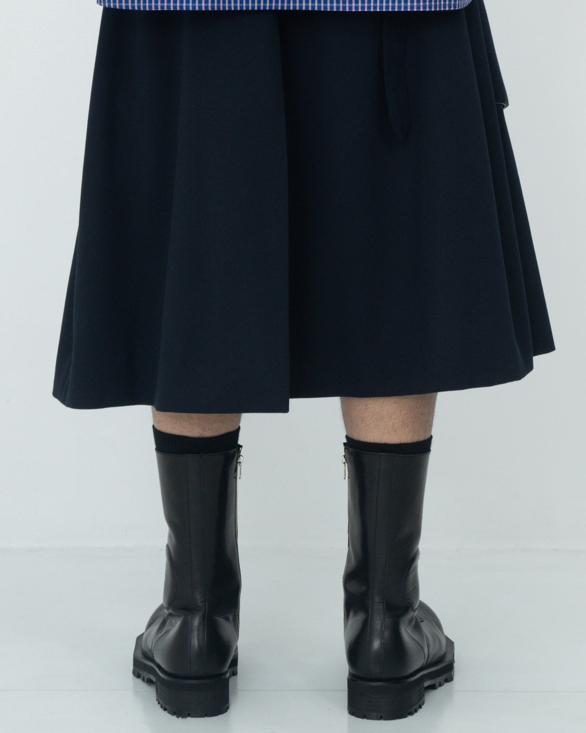 POLICE BOOTS SIDE ZIP BLACK
