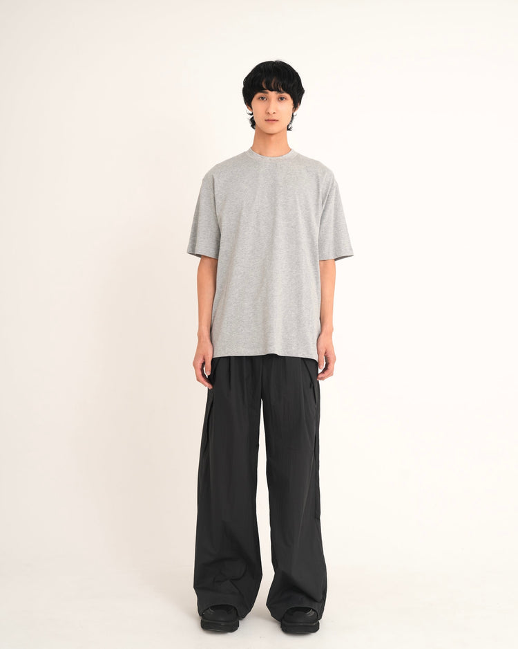 SIDE SEAM POCKET T-SHIRT GREY
