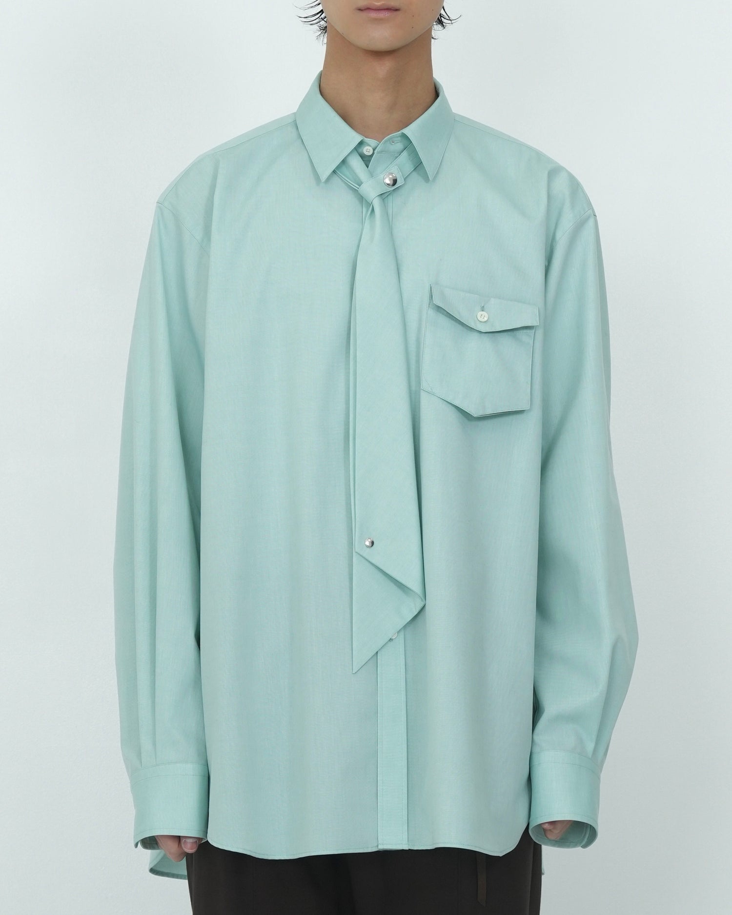 NECKTIE SHIRT GREEN