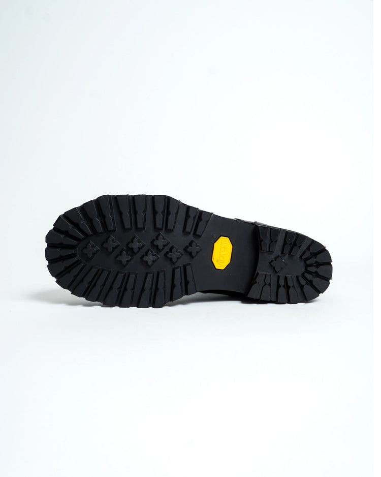 POLICE BOOTS SIDE ZIP BLACK