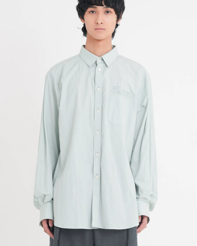 EMBROIDERY SHIRT MINT GREEN