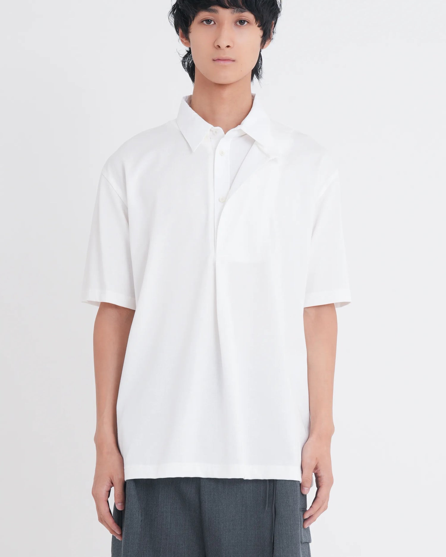LAYERED S/S T-SHIRT WHITE