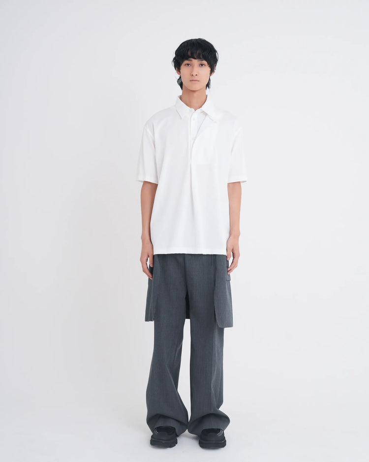 LAYERED S/S T-SHIRT WHITE
