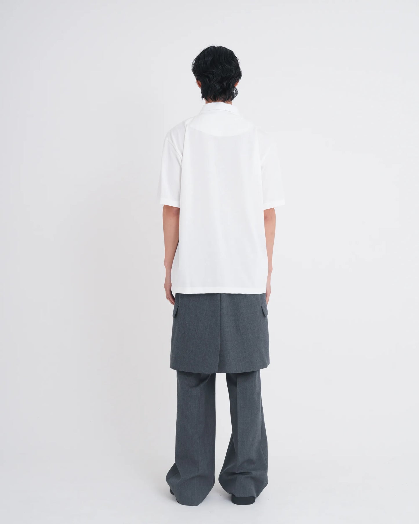 LAYERED S/S T-SHIRT WHITE