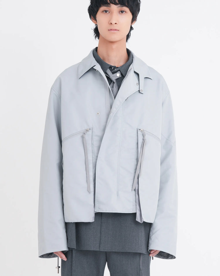 NYLON MK3 JACKET LIGHT GREY