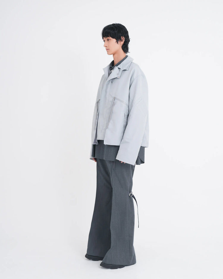 NYLON MK3 JACKET LIGHT GREY