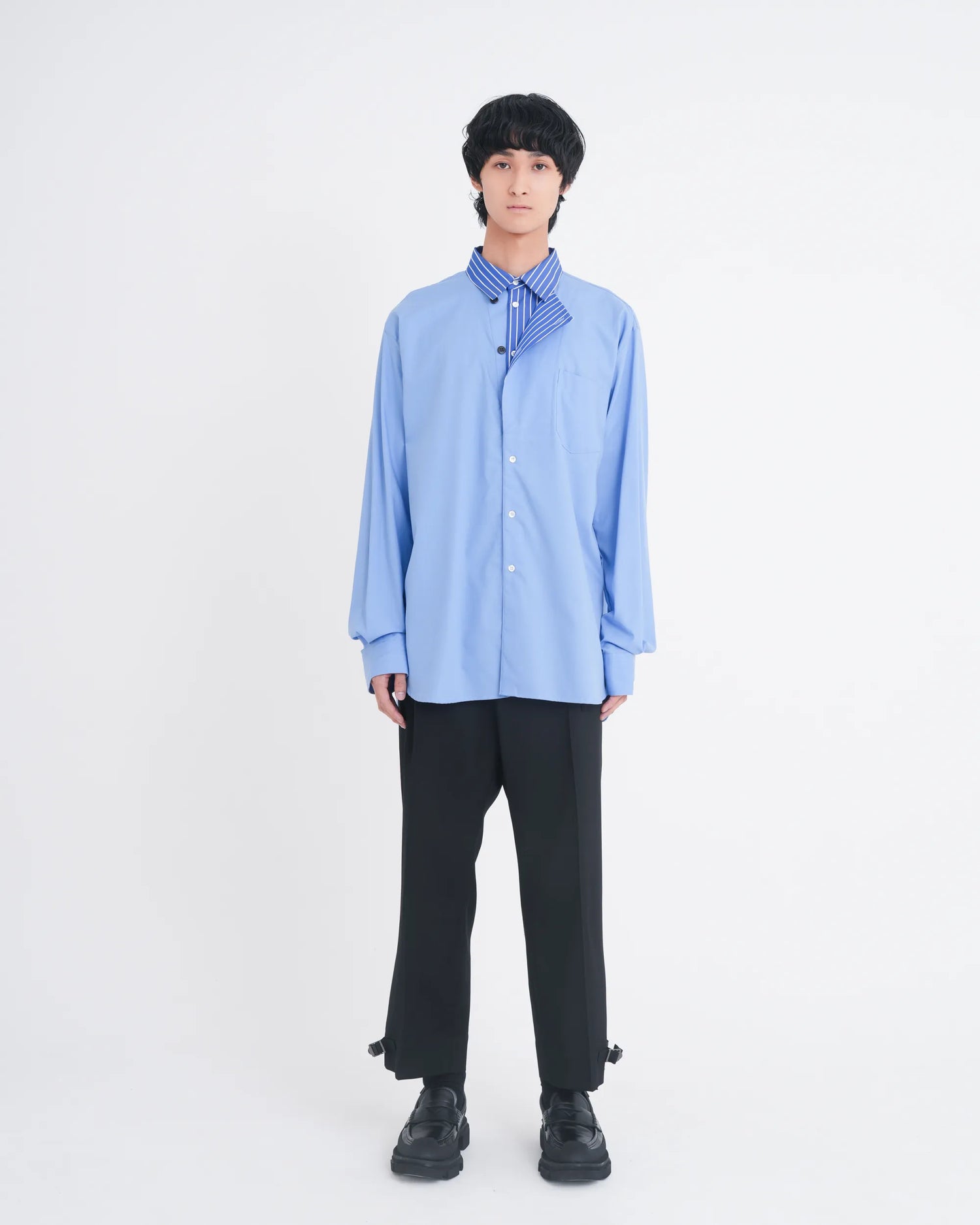 OXFORD LAYERED SHIRT BLUE