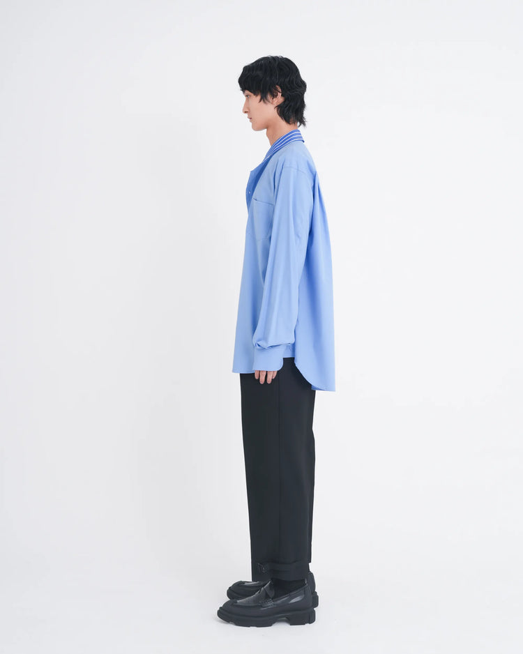 OXFORD LAYERED SHIRT BLUE