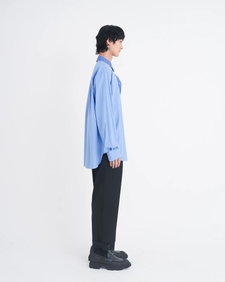 OXFORD LAYERED SHIRT BLUE