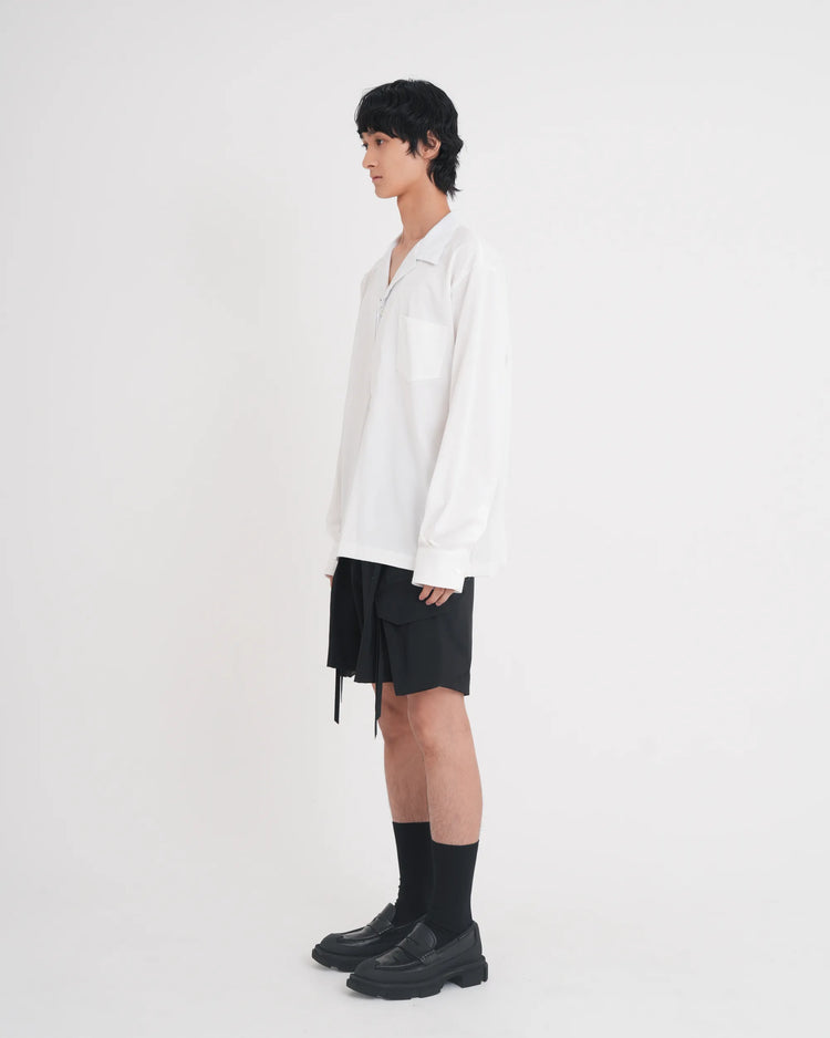 LAYERED L/S T-SHIRT WHITE